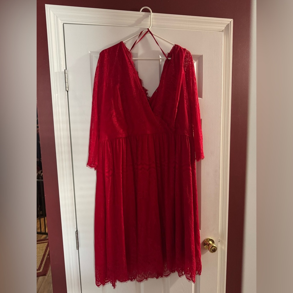 Red Lace Dress